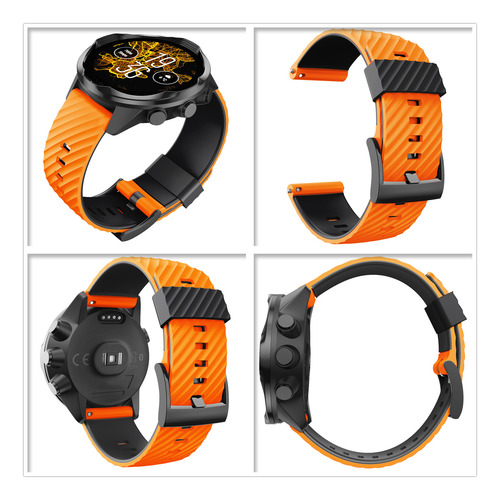 Correa De Silicona Adecuada Para Reloj Y Pulsera Suunto 7 9