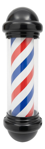 Farola Barbería Rojo Blanco Azul Rotativa Señal Abierta
