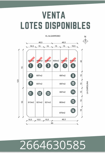 Loteo Cruz De Piedra, Zona Del Golf. Lotes Desde 600m2