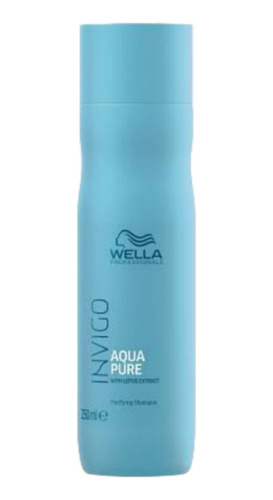 Shampoo Wella Invigo Aqua Pure Control De Grasitud 250ml