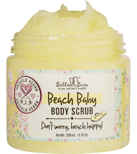 Bella & Bear Beach Baby Body Scrub - Exfoliante Para El Cuid