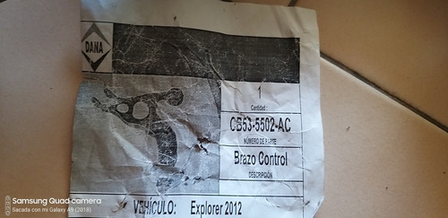 Meseta Para Ford Explorer Superior Trasera Derecha 65 Manzan