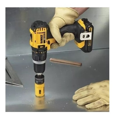 Taladro + Destornillador Impacto 12v Max Dewalt Dck211s2 Color Amarillo