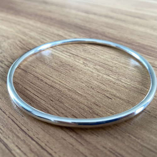 Imagen 5 de 10 de Pulsera De Plata .925 Semanario Para Mujer Aro Mediano