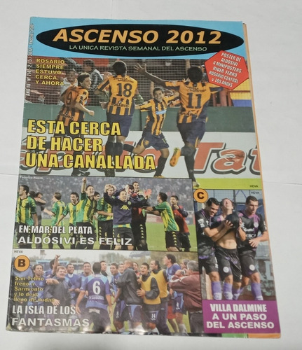 Revista Ascenso 714  Ferro 0 Rosario Central 2