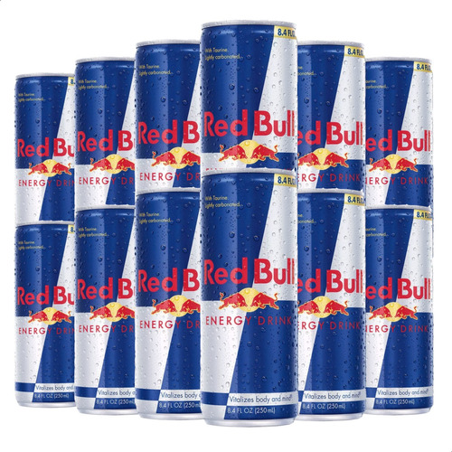 Red Bull Energizante Regular Pack X12 Latas - 01mercado