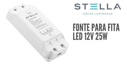 Imagem 1 de 5 de Fonte Profissional Stella Para Led 12v 25w Ip20 - Sth8891