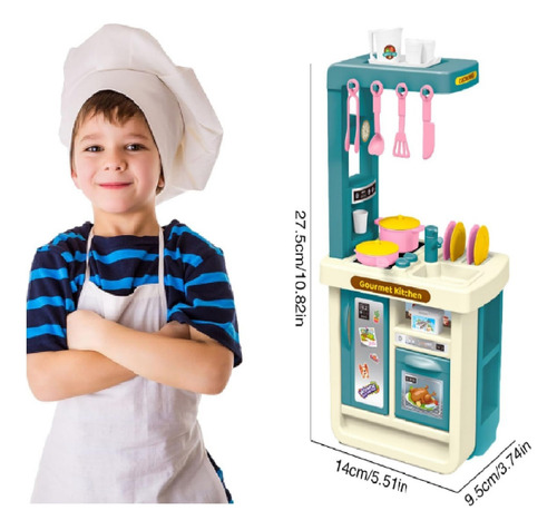 Mini Cocinita D Juguete Comiditas Chef Trastesitos Niñas