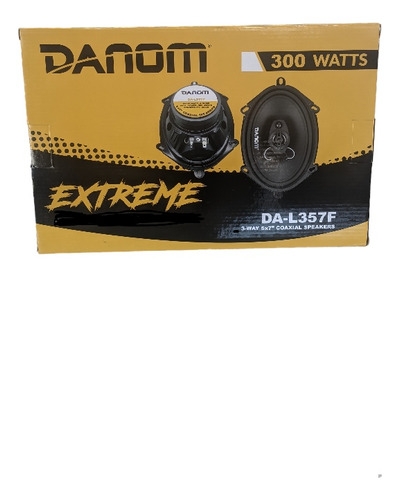 Cornetas Coaxiales Danom Extreme 7  300watts