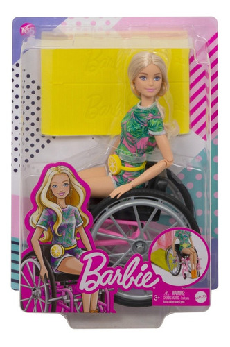 Barbie Fashionista En Silla De Ruedas