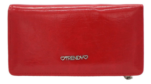 Billetera De Mujer Monedero Tarjetero Eco Cuero Trendy Color