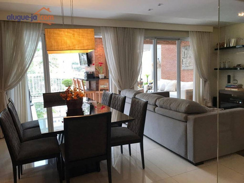 Apartamento House Garden Semi Mobiliado No Brooklin Novo - Ap11145