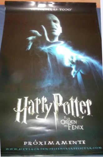 Poster Original De Cine/ Harry Potter Y La Orden Del Fenix/