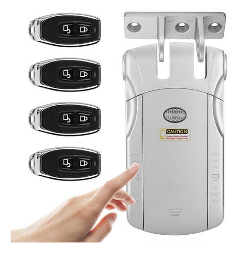 Cerradura Electrónica Wafu, Mando A Distancia Inalámbrico Si