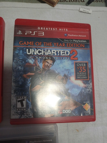 Lote De Juego Uncharted /2/3 Ps3 Ver Fotos (Usado)