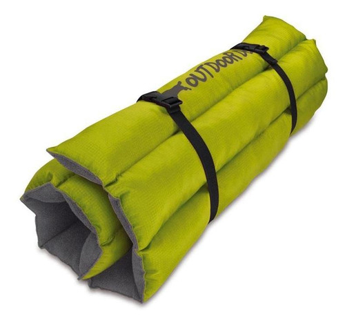 Colchonete Camping Para Cachorro Outdoor Verde Tam M