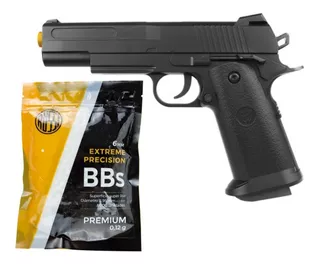 Pistola Airsoft Full Metal Colt Vg 1911 V18 Spring 6mm + Bbs