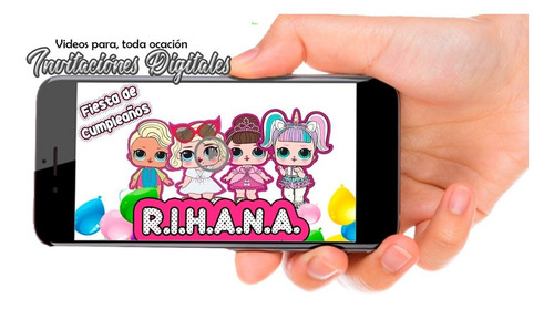 Invitación Vídeo Digital Lol De Cumpleaños