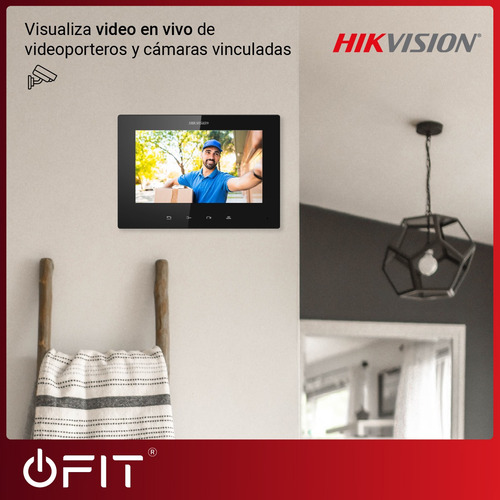 Imagen 7 de 10 de Pantalla Visor Hikvision Ds-kh6220-le1 7 Poe
