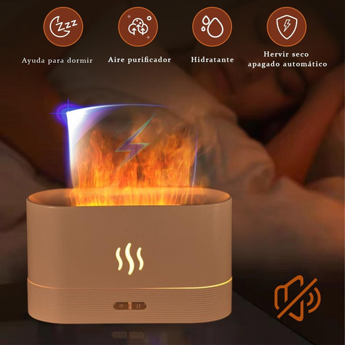 Difusor Aceites Esenciales Y Luz Nocturna Con 2 Modos De Luz