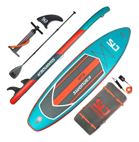 11'6  Inflatable Stand Up Paddle Board, Heavy Duty Paddleboa