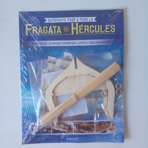 Fascículo + Pieza P/armar La Fragata Hércules N° 8. Nuevo