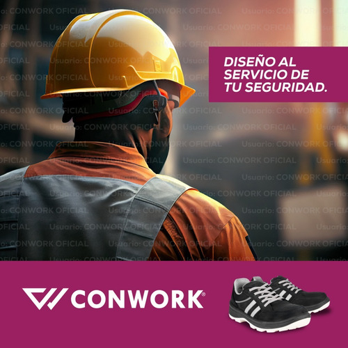 Imagen 9 de 9 de Zapatilla De Trabajo Aluminio Conwork