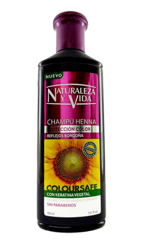 Naturaleza Y Vida Sh Cabellos Borgoña X 300 Ml