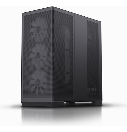 Chasis Gabinete Gamer Apnx C1 Negro X4 Fan