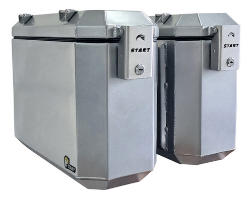 S317+s487 Baús Laterais Para Tiger 900 Com Suporte Original