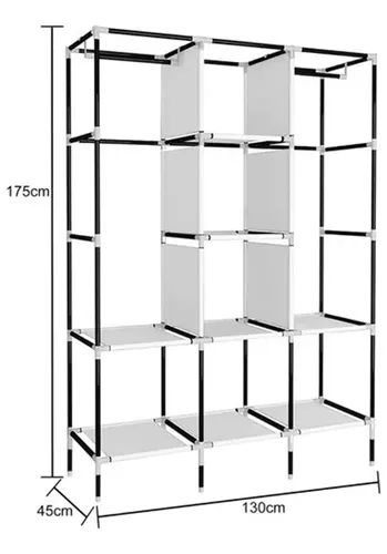 Plegable Closet Organizador De Ropa Multifunción Armarios