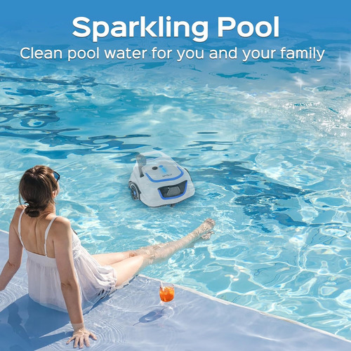 Limpiador De Piscinas Robot Wybot A1 Sin Cables Limpia Fondo
