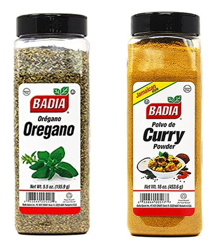 Badia Oregano Triturado & Curry - g a $78