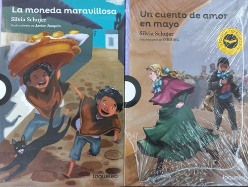 2 Libros Amor En Mayo + Moneda Maravillosa - Loqueleo