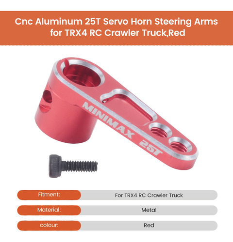 Brazos De Dirección De Bocina Cnc De Aluminio 25t Para Trx4