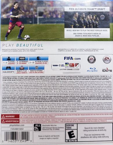 Fifa 2016 Ps4 Fisico (Usado)