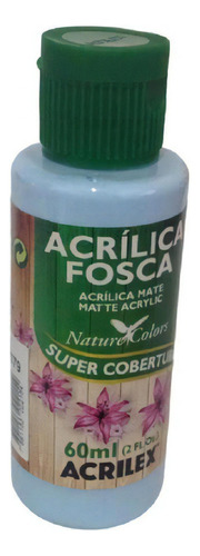 Tinta Acrílica Fosca Azul Hortênsia - 579 - Acrilex - 60ml