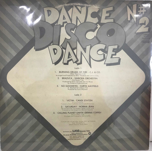 Lp Vinil Dance Disco Dance Ii - 1978 - Mv (Usado)