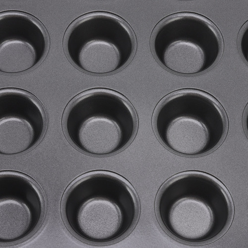 Mini Moldes Antiadherentes Para Magdalenas, De Acero Al Carb
