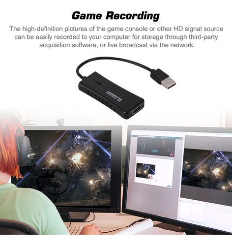 Tarjeta De Captura De Video Usb2.0 O 1080p Para Transmisión