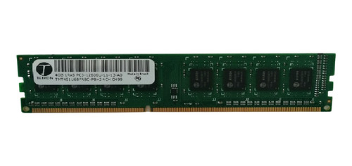 Memória Teikon Dimm Ddr3 1rx8 4gb 1600mhz Pc3 12800u Desktop