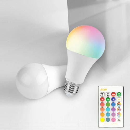 E27 3w Rgb Led Luz Bombilla Color Cambiar Lámpara Mando A Ir