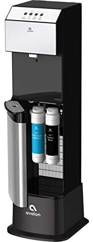 Dispensador Agua Avalon, Extensor Altura Pedestal, Base-blk