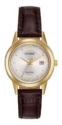 Citizen Mujeres Eco-drive Reloj De Acero Inoxidable Con Fech