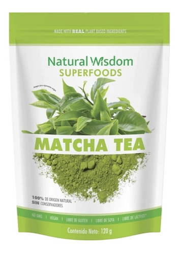 Matcha Tea Natural Wisdom 120 Gr - Té Matcha 100% Natural