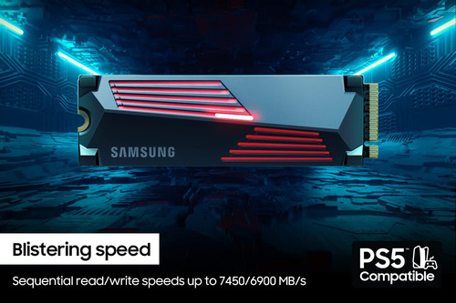 Samsung 990 Pro Con Disipador De Calor Serie - Pcie Gen4 De 2 Tb X4 Nvme 2.0c - Ssd Interno M.2 (mz-v9p2t0cw)