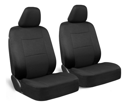 2 Funda Para Asiento Delantero Automovil Color Negro