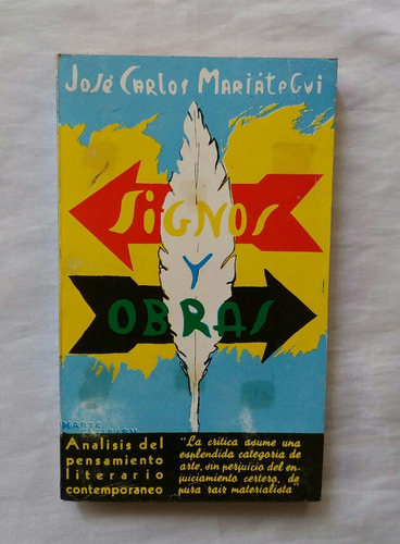 Signos Y Obras Jose Carlos Mariategui 1975 Libro Original