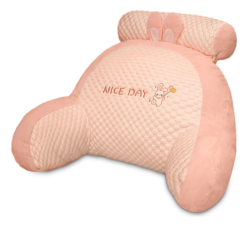 Almohada Con Funda De Respaldo Lavable Con Relleno Para Sent