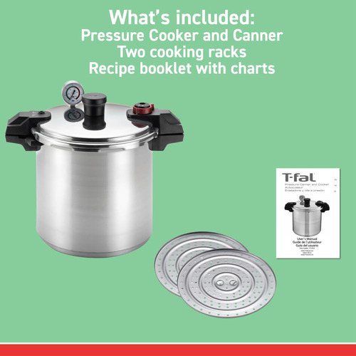 Olla A Presión T-fal - Envasadora A Presión De Aluminio (22